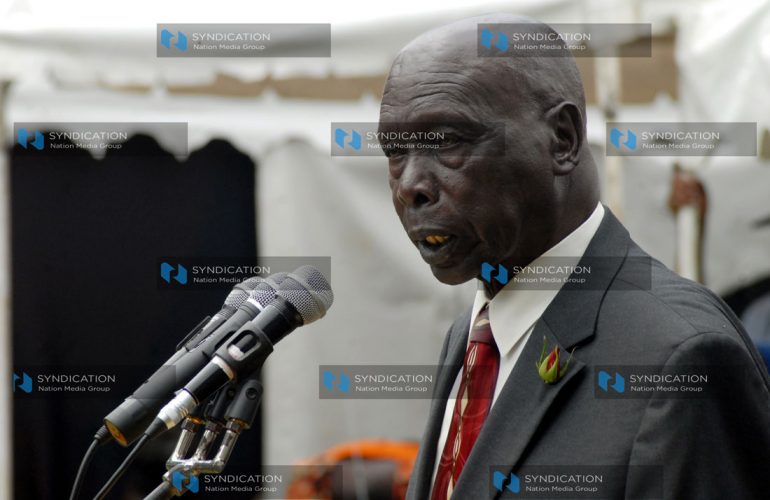Former President Daniel Moi Former President Daniel Moi